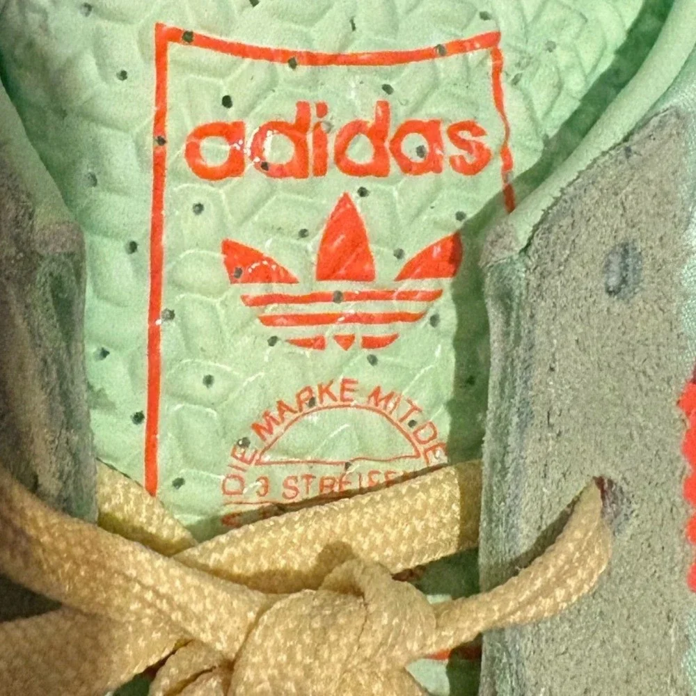 Adidas SL 72 OG Mint Coral Suede Nylon Retro Running Sneakers Shoes Size 8.5 NWT